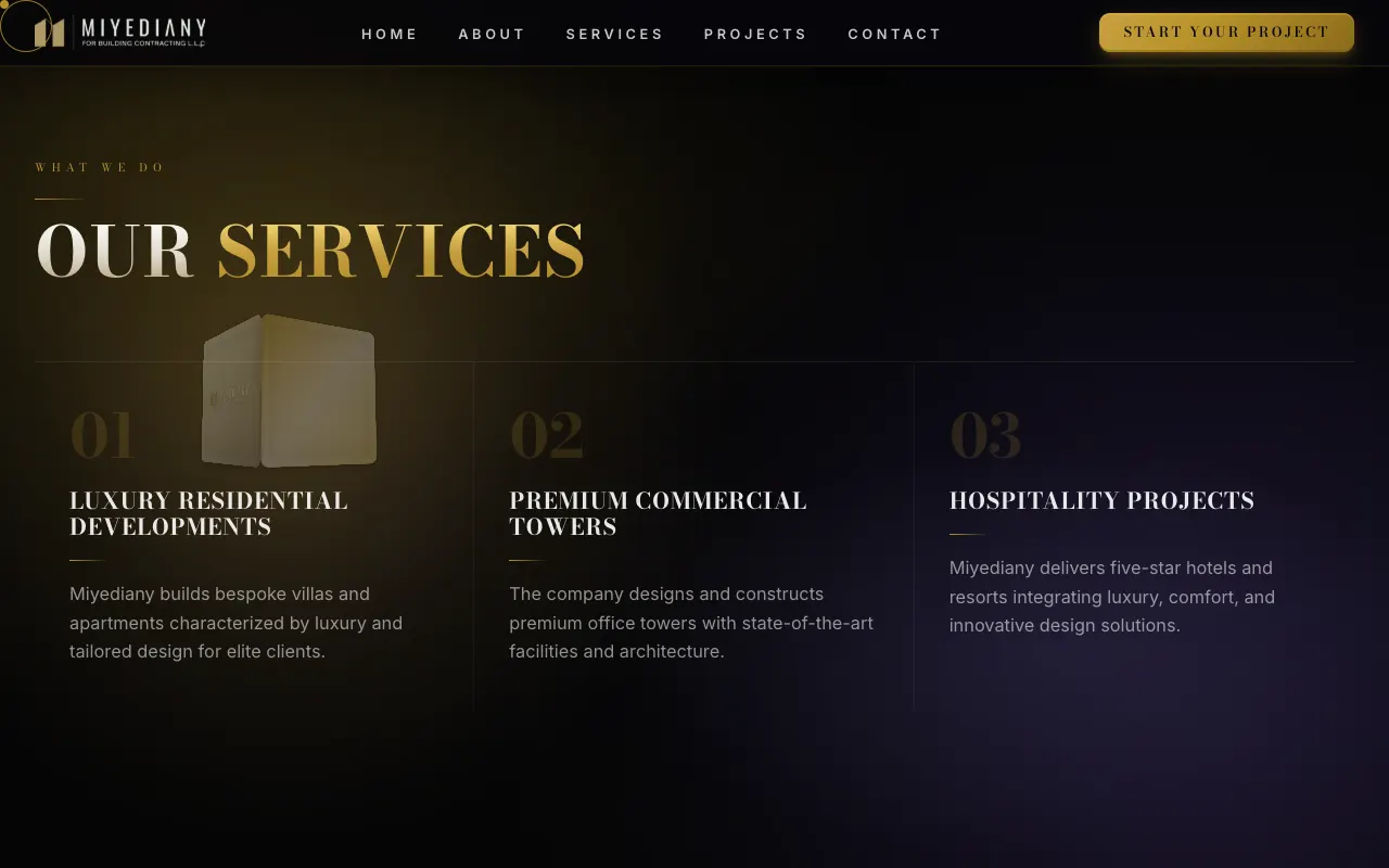 Miyediany Construction editorial services section